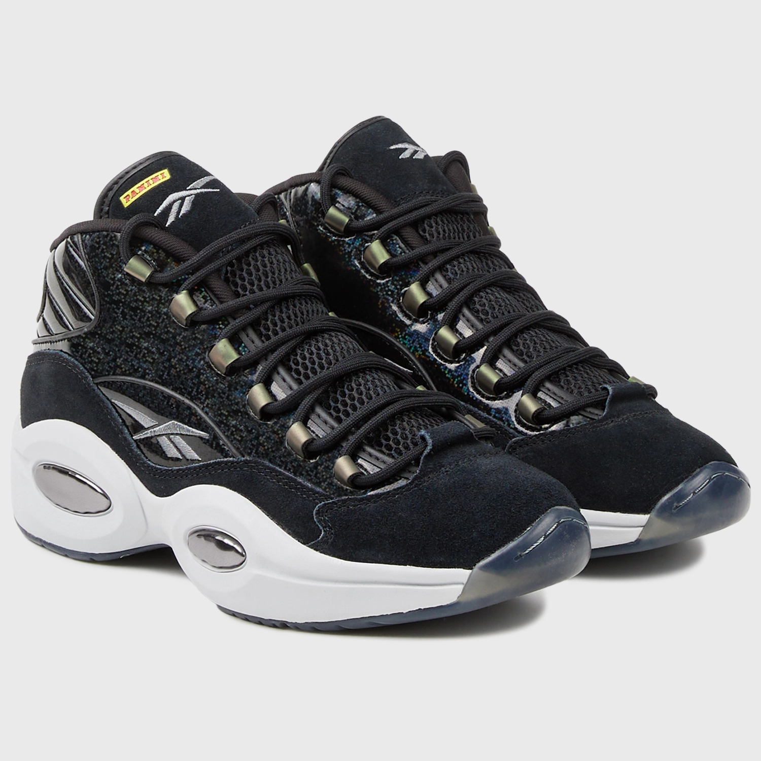 Кроссовки Reebok Question Mid core black/pure grey 6/silver met.