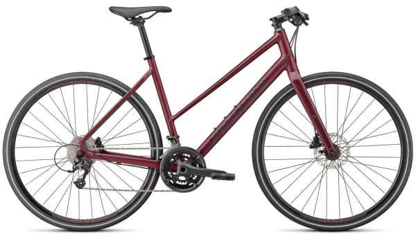 Городские велосипеды Specialized Sirrus 3.0 ST 2022 Satin Maroon / Gloss Maroon / Satin Black Reflective Артикул 90922-7101, 90922-7102, 90922-7103