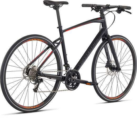 Городские велосипеды Specialized Sirrus 3.0 2022 Gloss Cast Black / Rocket Red / Satin Black Reflective Артикул 90922-7201, 90922-7200, 90922-7204, 90922-7202, 90922-7205, 90922-7203