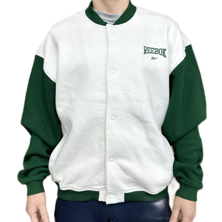 Куртки Куртка Reebok CL BBALL VARSITY Jacket chalk Артикул HC5708XL