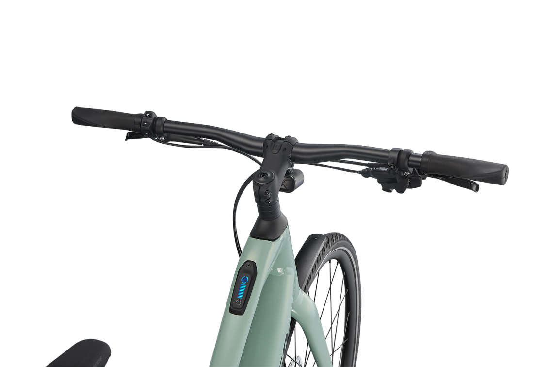 TURBO VADO - свой в городе! Specialized Turbo Vado SL 4.0 Step-Through EQ 2022 White Sage / Black Reflective Артикул 93921-5205, 93921-5203, 93921-5202, 93921-5204
