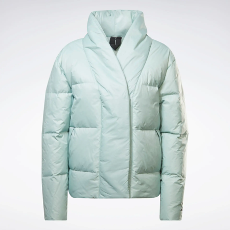 Куртки Куртка Reebok OW DOWN Jacket seaside grey Артикул HH7254M, HH7254L, HH7254S, HH7254XS, HH7254XL