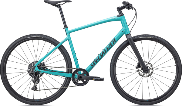Specialized Sirrus X 4.0 2022 Gloss Lagoon Blue / Tropical Teal / Satin Black Reflective 