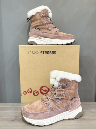 Зимняя обувь Ботинки зимние женские Strobbs F8487-11 розовый Артикул F8487-11-38, F8487-11-39, F8487-11-40, F8487-11-36, F8487-11-37