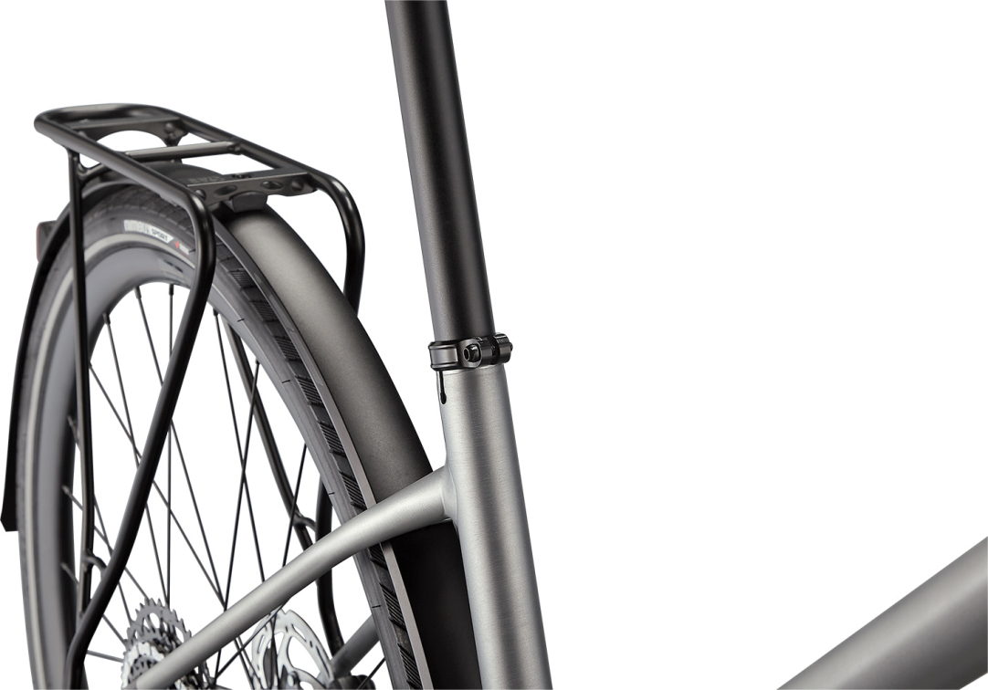 TURBO VADO - свой в городе! Specialized Turbo Vado SL 5.0 Step-Through EQ 2023 Brushed Aluminium / Black Reflective Артикул 93922-3305, 93922-3303, 93922-3304, 93922-3302