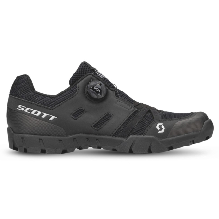 Велотуфли MTB Велоботинки Scott Sport Crus-r Boa Eco black/silver Артикул 7615523815456, 7615523815432, 7615523815395, 7615523815401, 7615523815425, 7615523815418, 7615523815449