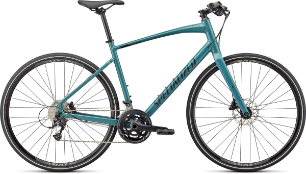 Городские велосипеды Specialized Sirrus 3.0 2022 Satin Dusty Turquoise / Black / Satin Black Reflective Артикул 90922-7404, 90922-7401, 90922-7400, 90922-7405, 90922-7402, 90922-7403