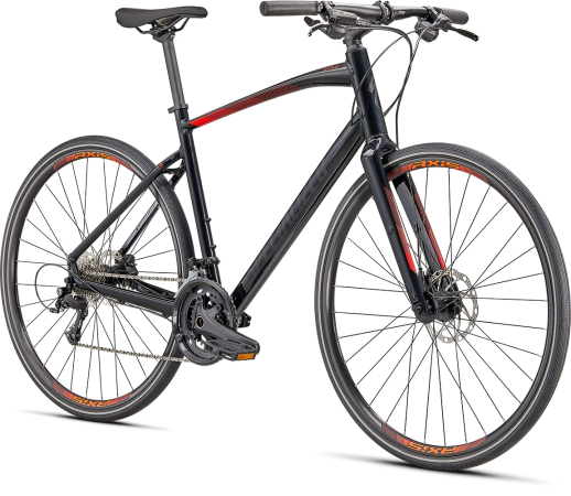 Городские велосипеды Specialized Sirrus 3.0 2022 Gloss Cast Black / Rocket Red / Satin Black Reflective Артикул 90922-7201, 90922-7200, 90922-7204, 90922-7202, 90922-7205, 90922-7203