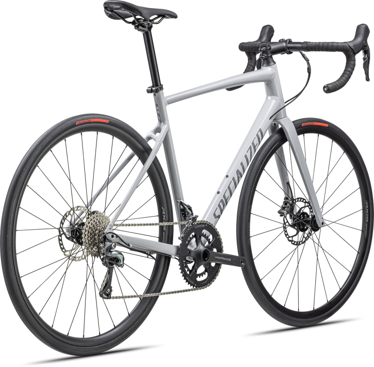 Шоссейные велосипеды Specialized Allez E5 Sport 2025 Gloss Dove Grey / Cool Grey / Chameleon Lapis Артикул 90025-7349, 90025-7358, 90025-7361, 90025-7344, 90025-7354, 90025-7352, 90025-7356
