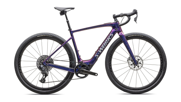 Specialized S-Works Turbo Creo SL 2 2025 Gloss Carbon / Red To Blue Pearl Strata / Satin Liquid Silv