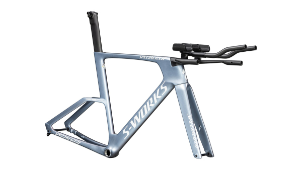 рама-модуль specialized s-works shiv tt 2025 gloss glacial metallic / red to gold pearl edge fade / 