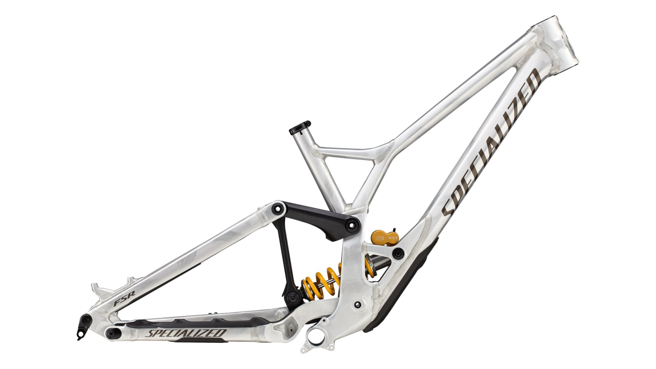 Рамы горных велосипедов рама Specialized Demo Race Frameset 2025 Gloss Flake Silver / Gunmetal / Brushed Артикул 74525-7003, 74525-7004, 74525-7002