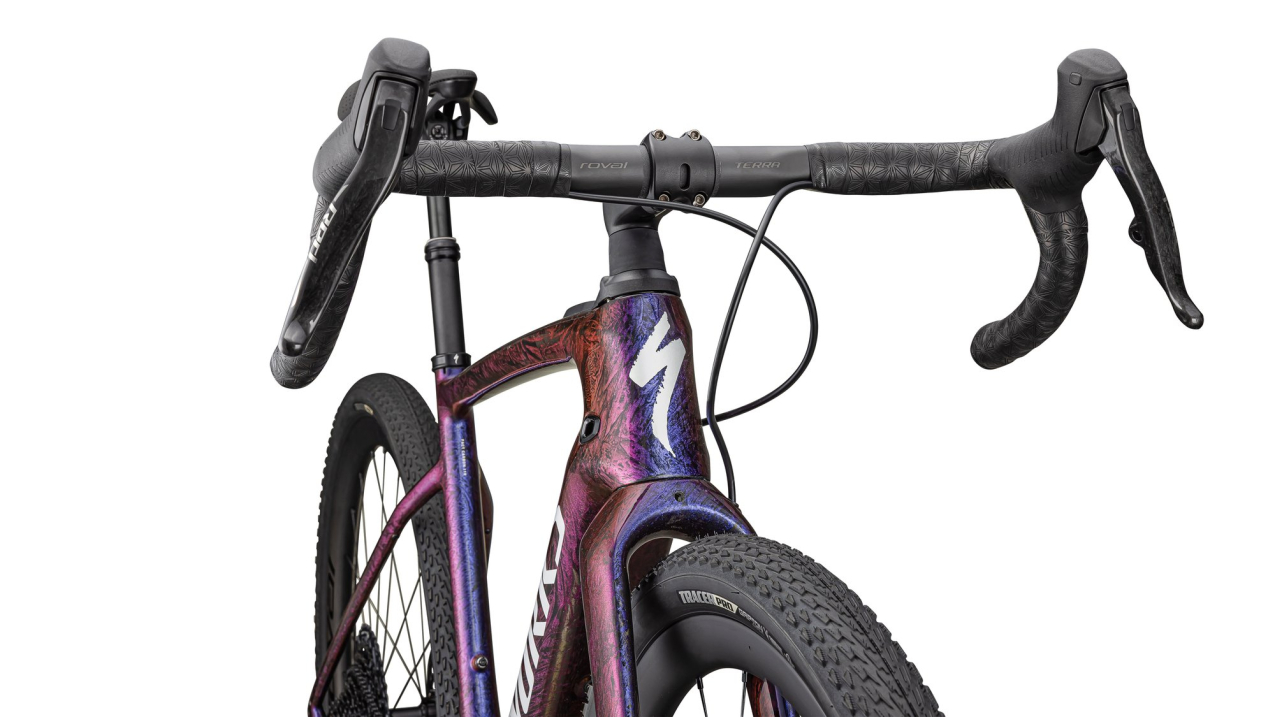 TURBO CREO - теперь 200 км реально! Specialized S-Works Turbo Creo SL 2 2025 Gloss Carbon / Red To Blue Pearl Strata / Satin Liquid Silv Артикул 98125-0054, 98125-0058, 98125-0061, 98125-0056, 98125-0049, 98125-0052