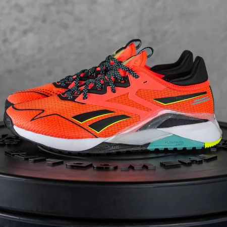 Кроссовки Кроссовки Reebok Nano X2 TR Adventure orange flare/core black/solar acid yellow Артикул GY211611, GY21168, GY211610.5, GY21169.5, GY21169, GY211610, GY211611.5, GY211612, GY21167, GY21168.5