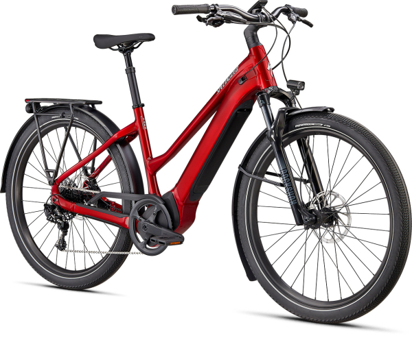 Specialized Turbo Vado 5.0 Step-Through 2022 Red Tint / Silver Reflective