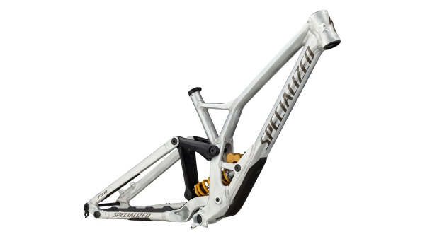 рама specialized demo race frameset 2025 gloss flake silver / gunmetal / brushed