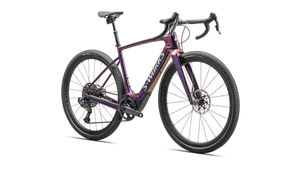Specialized S-Works Turbo Creo SL 2 2025 Gloss Carbon / Red To Blue Pearl Strata / Satin Liquid Silv