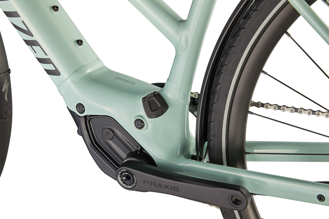 TURBO VADO - свой в городе! Specialized Turbo Vado SL 4.0 Step-Through EQ 2022 White Sage / Black Reflective Артикул 93921-5205, 93921-5203, 93921-5202, 93921-5204