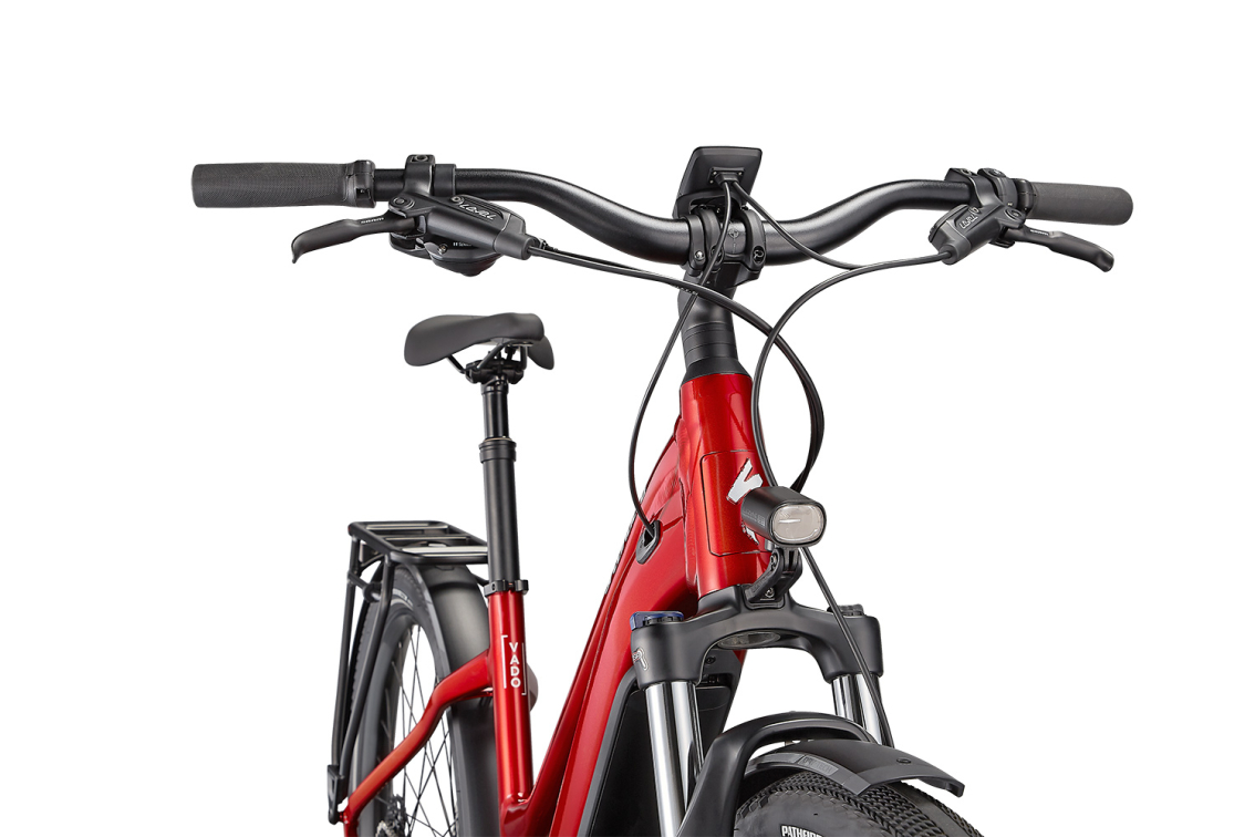 TURBO VADO - свой в городе! Specialized Turbo Vado 4.0 Step-Through 2022 Red Tint / Silver Reflective Артикул 95022-4004, 95022-4002, 95022-4003, 95022-4005