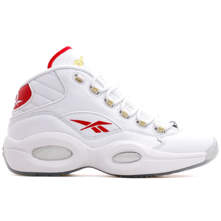 Кроссовки Кроссовки Reebok Question Mid ftwr white/ftwr white/vector red Артикул GX02308.5, GX023011.5, GX023011, GX02307, GX02308, GX02305.5, GX02309.5