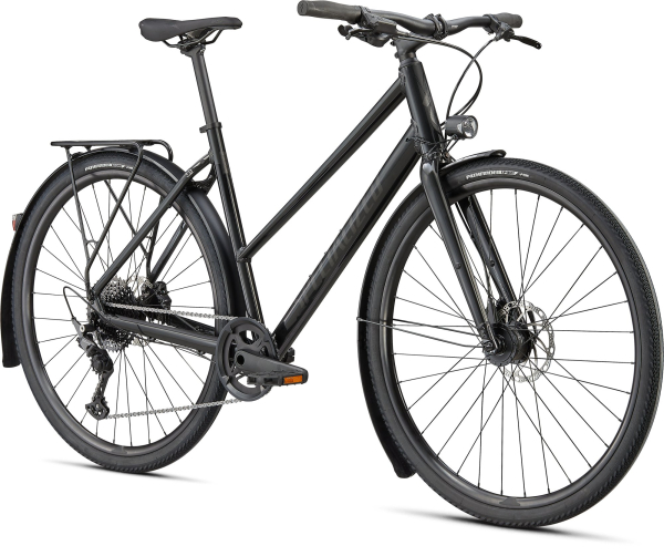 Specialized Sirrus X 3.0 Step-Through EQ 2021 Gloss Nearly Black / Black Reflective