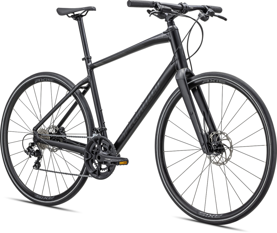 Городские велосипеды Specialized Sirrus 4.0 2022 Satin Black / Smoke / Black Reflective Артикул 90922-5103, 90922-5100, 90922-5104, 90922-5101, 90922-5102, 90922-5105
