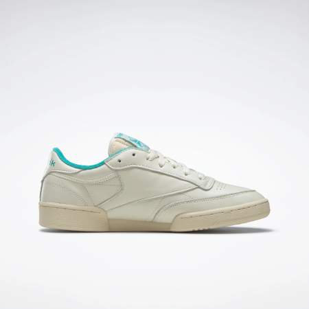 Кроссовки Кеды Reebok Club C 85 Vintage Vintage Chalk /paperwhite/classic teal Артикул GW97056.5, GW97057.5, GW970510, GW97059