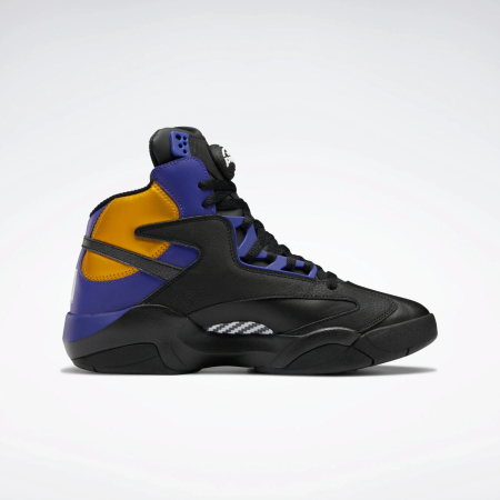 Кроссовки Кроссовки Reebok SHAQ ATTAQ core black/bold purple/collegiate gold Артикул GY712710, GY712710.5, GY712711