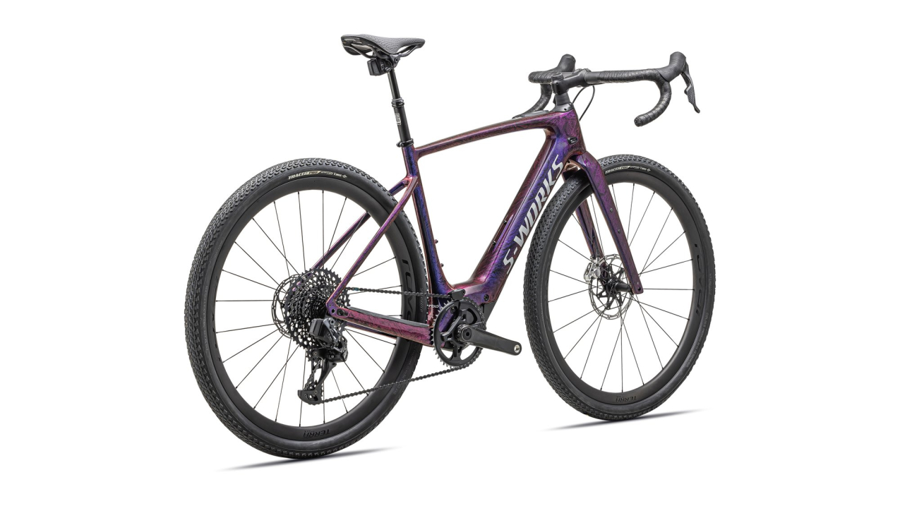 TURBO CREO - теперь 200 км реально! Specialized S-Works Turbo Creo SL 2 2025 Gloss Carbon / Red To Blue Pearl Strata / Satin Liquid Silv Артикул 98125-0054, 98125-0058, 98125-0061, 98125-0056, 98125-0049, 98125-0052