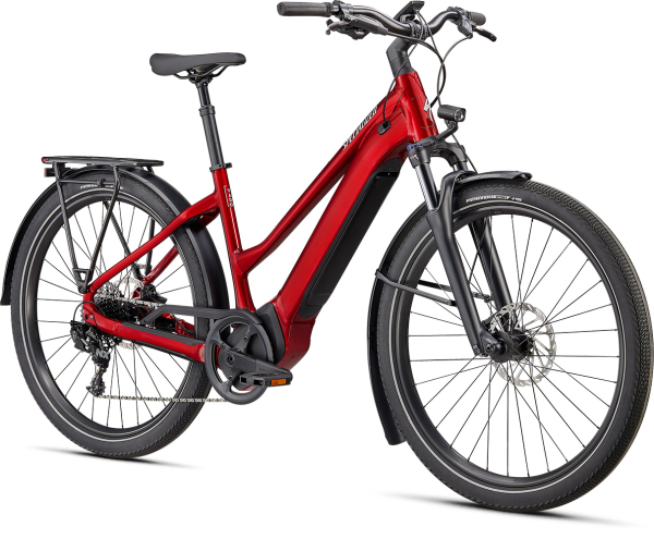 Specialized Turbo Vado 4.0 Step-Through 2022 Red Tint / Silver Reflective