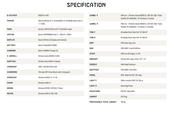 KTM Macina Aera P571 Street 2024 Оранжевый