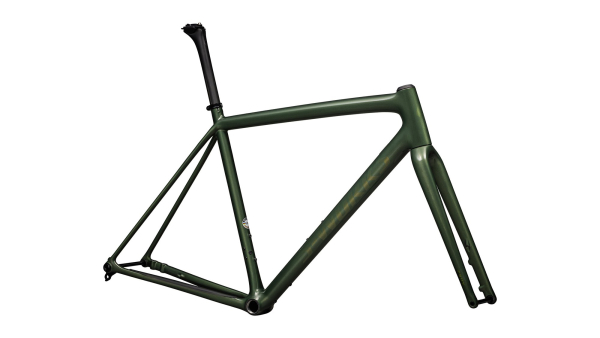 рама specialized s-works crux 2025 gloss cypress metallic / viavi gold to silver pearl