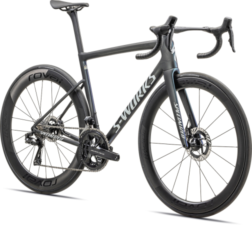 S-WORKS велосипеды шоссе Specialized S-Works Tarmac SL8 Dura-Ace Di2 2024 Satin Carbon / Viavi Cynan Blue / Viavi Silver Артикул 94924-0161, 94924-0156, 94924-0152, 94924-0154, 94924-0149, 94924-0158, 94924-0144