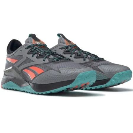 Кроссовки Кроссовки Reebok Nano X2 TR Adventure pure grey 5/core black/classic teal Артикул GY211712, GY211713, GY21178, GY211710, GY211711, GY211710.5, GY21177, GY21179, GY211711.5, GY21177.5, GY21179.5, GY21178.5