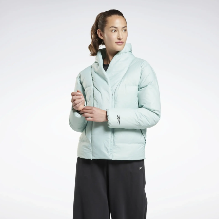 Куртки Куртка Reebok OW DOWN Jacket seaside grey Артикул HH7254M, HH7254L, HH7254S, HH7254XS, HH7254XL