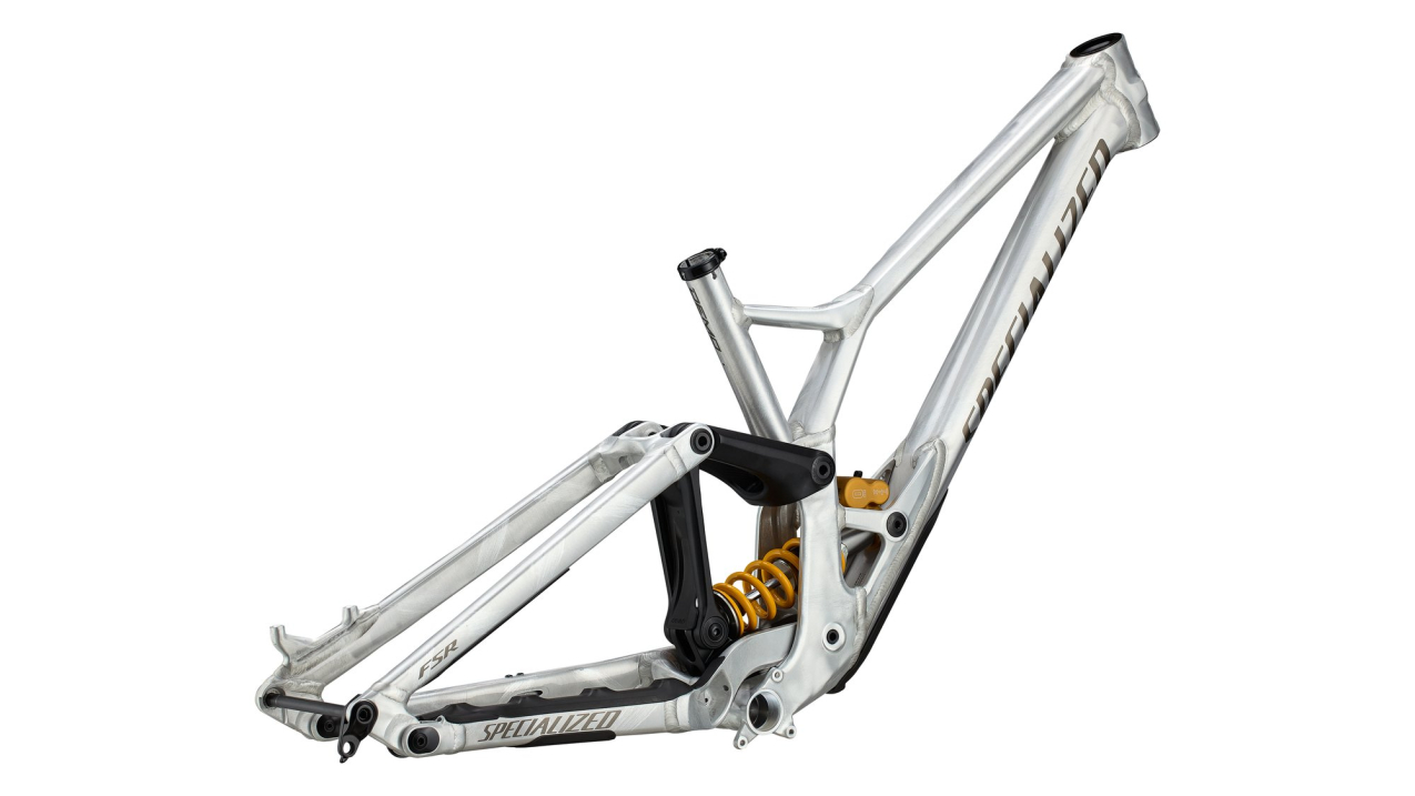 Рамы горных велосипедов рама Specialized Demo Race Frameset 2025 Gloss Flake Silver / Gunmetal / Brushed Артикул 74525-7003, 74525-7004, 74525-7002