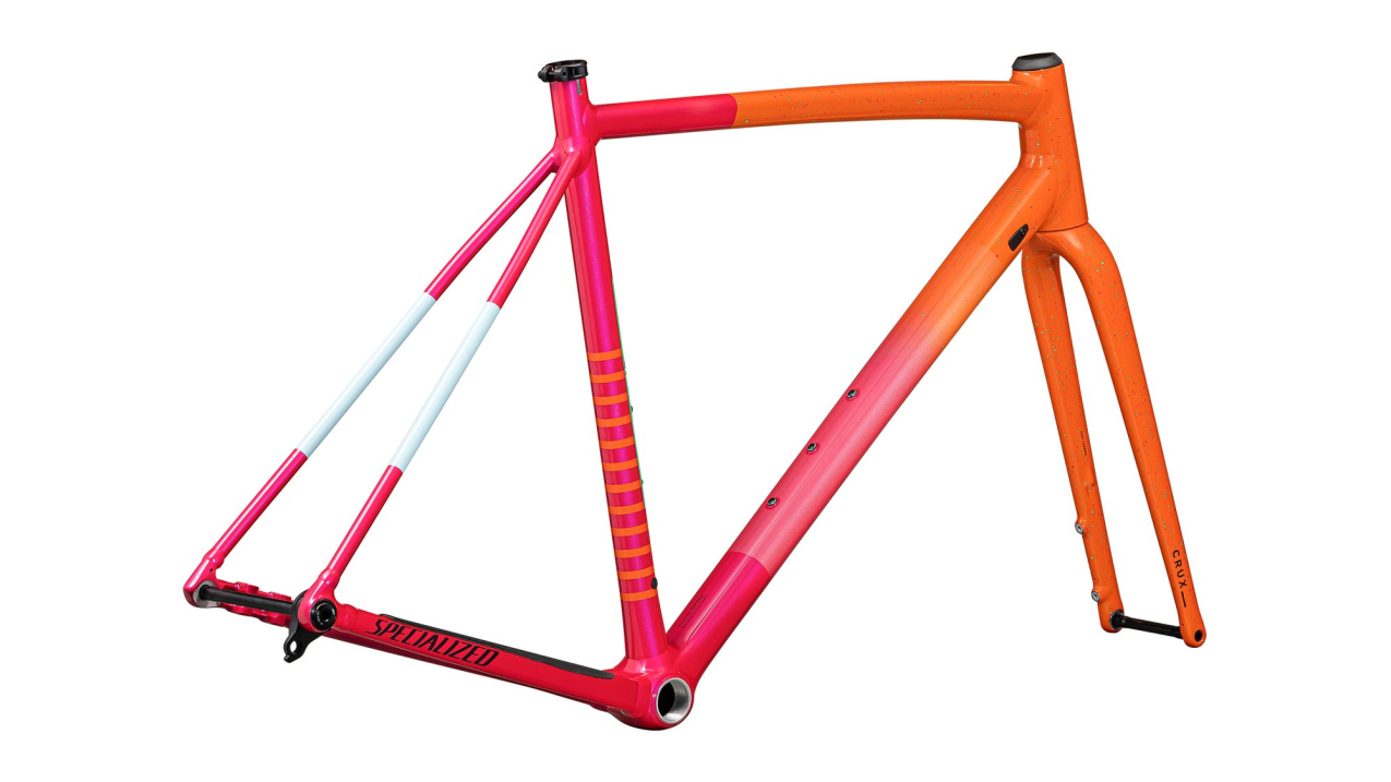Рамы шоссе, гревел рама Specialized Crux DSW 2025 Gloss Amber Glow / Vivid Pink / Metallic Midnight Shadow / Specle Артикул 71425-7049, 71425-7056, 71425-7061, 71425-7054, 71425-7052, 71425-7058