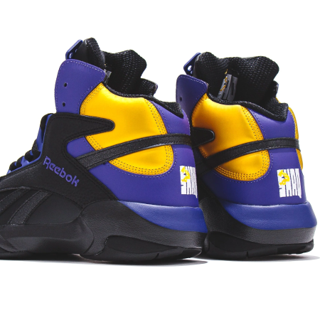 Кроссовки Кроссовки Reebok SHAQ ATTAQ core black/bold purple/collegiate gold Артикул GY712710, GY712710.5, GY712711