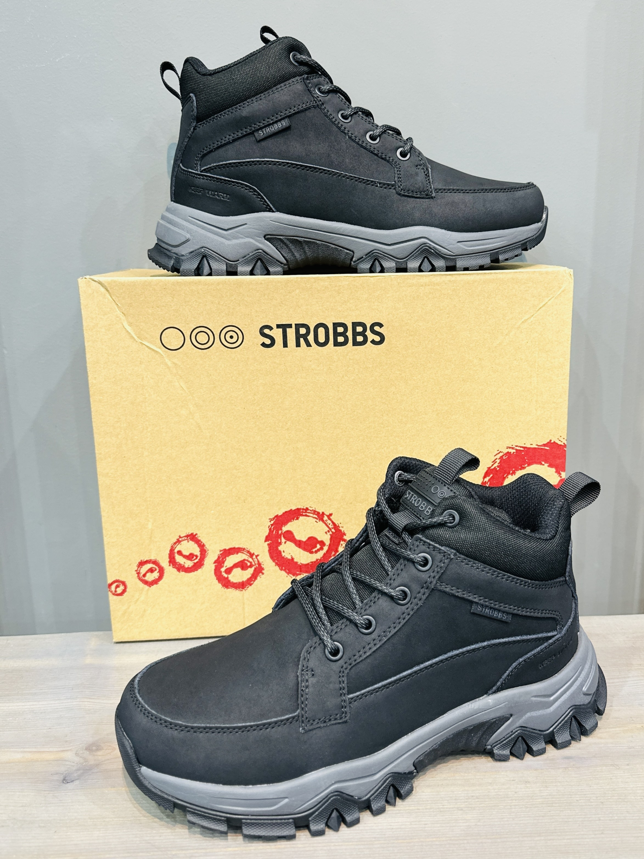 Ботинки зимние Strobbs C9378-3 черный