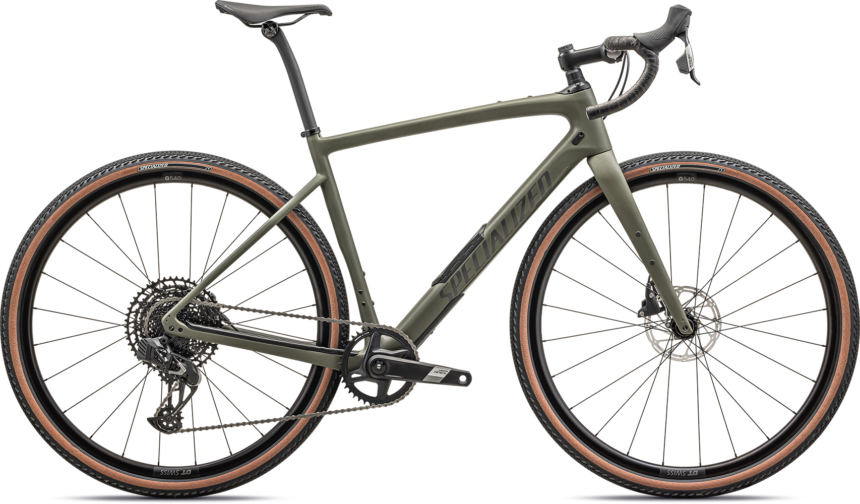 Specialized Diverge Comp Carbon 2024 Satin Oak Green/ Smoke