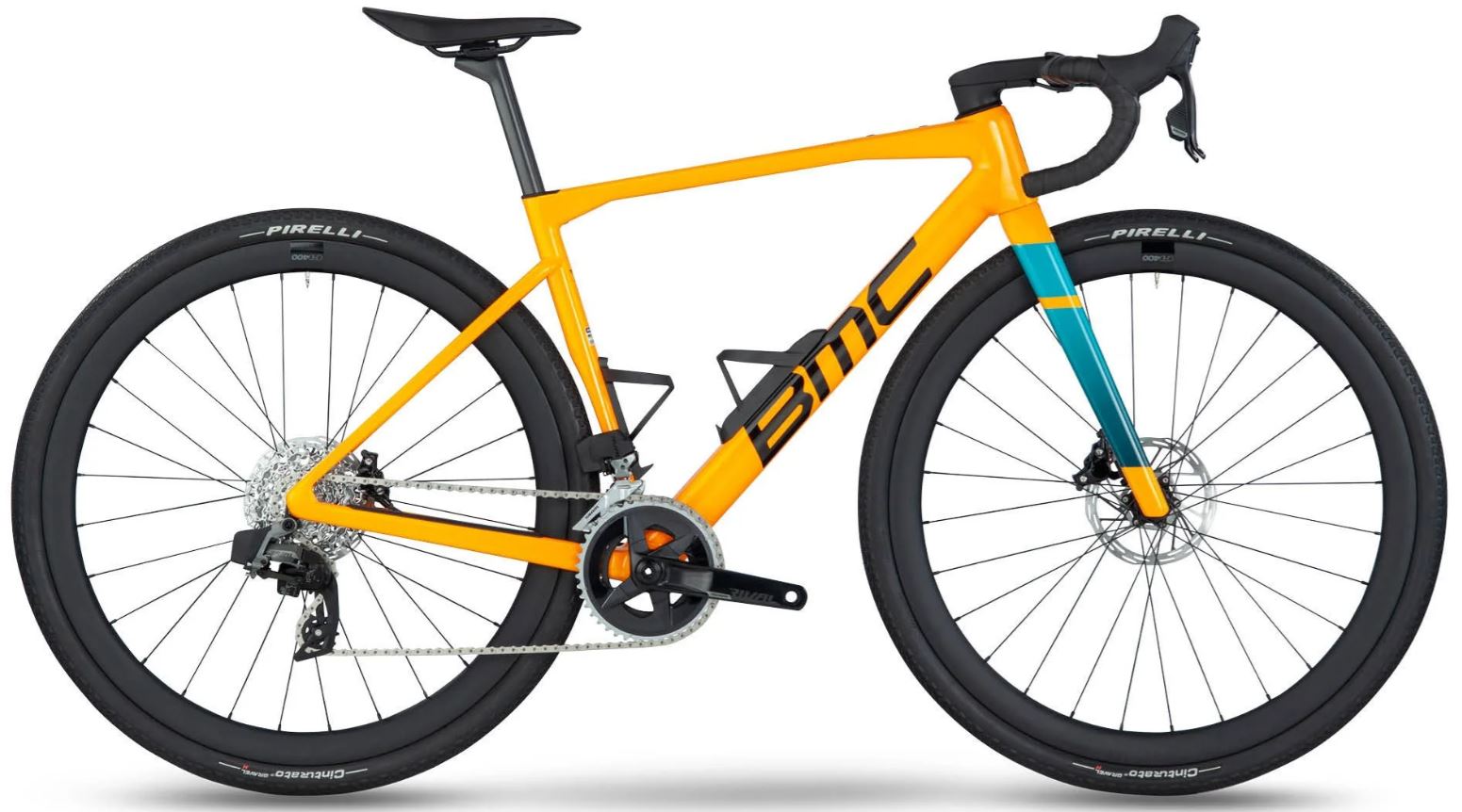 BMC Kaius 01 THREE Sram Rival AXS Orange/Black/Turquoise 2023