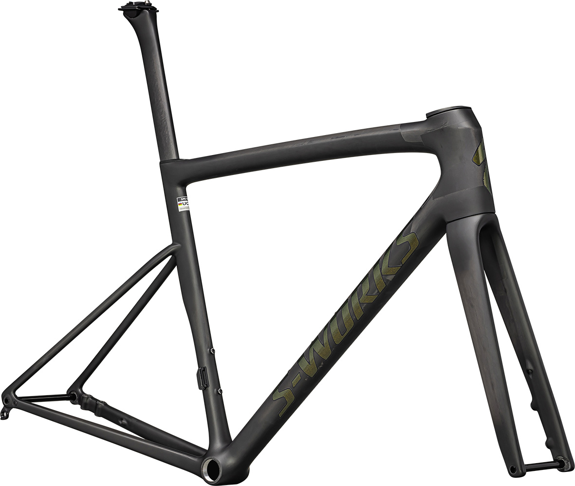 рама specialized s-works tarmac sl8 2024 satin carbon rtp / chameleon snake eye