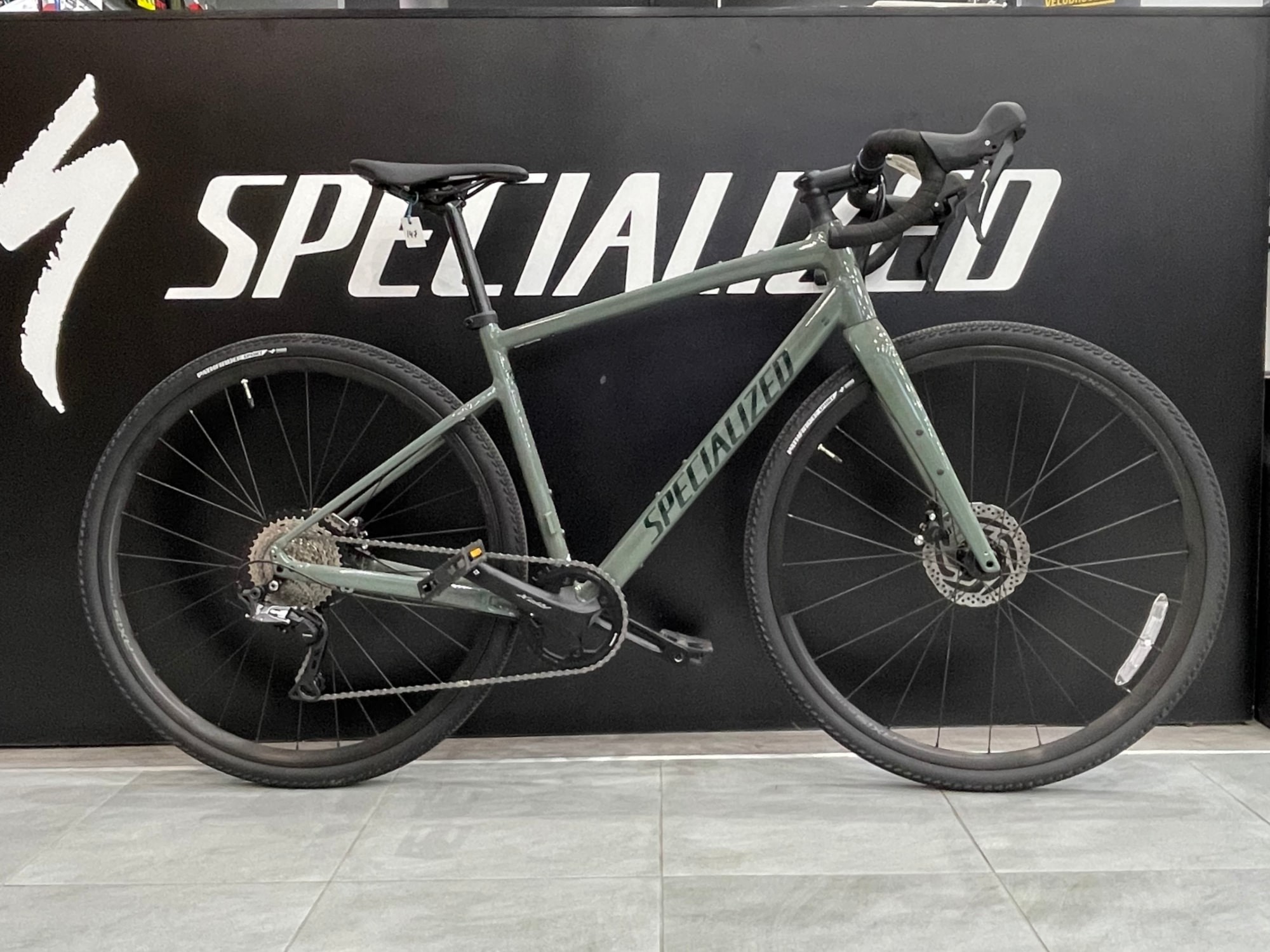 Specialized Diverge Elite E5 1x11 GRX HD Gloss Sage Green Forest Green Chrome Clean 230990.00