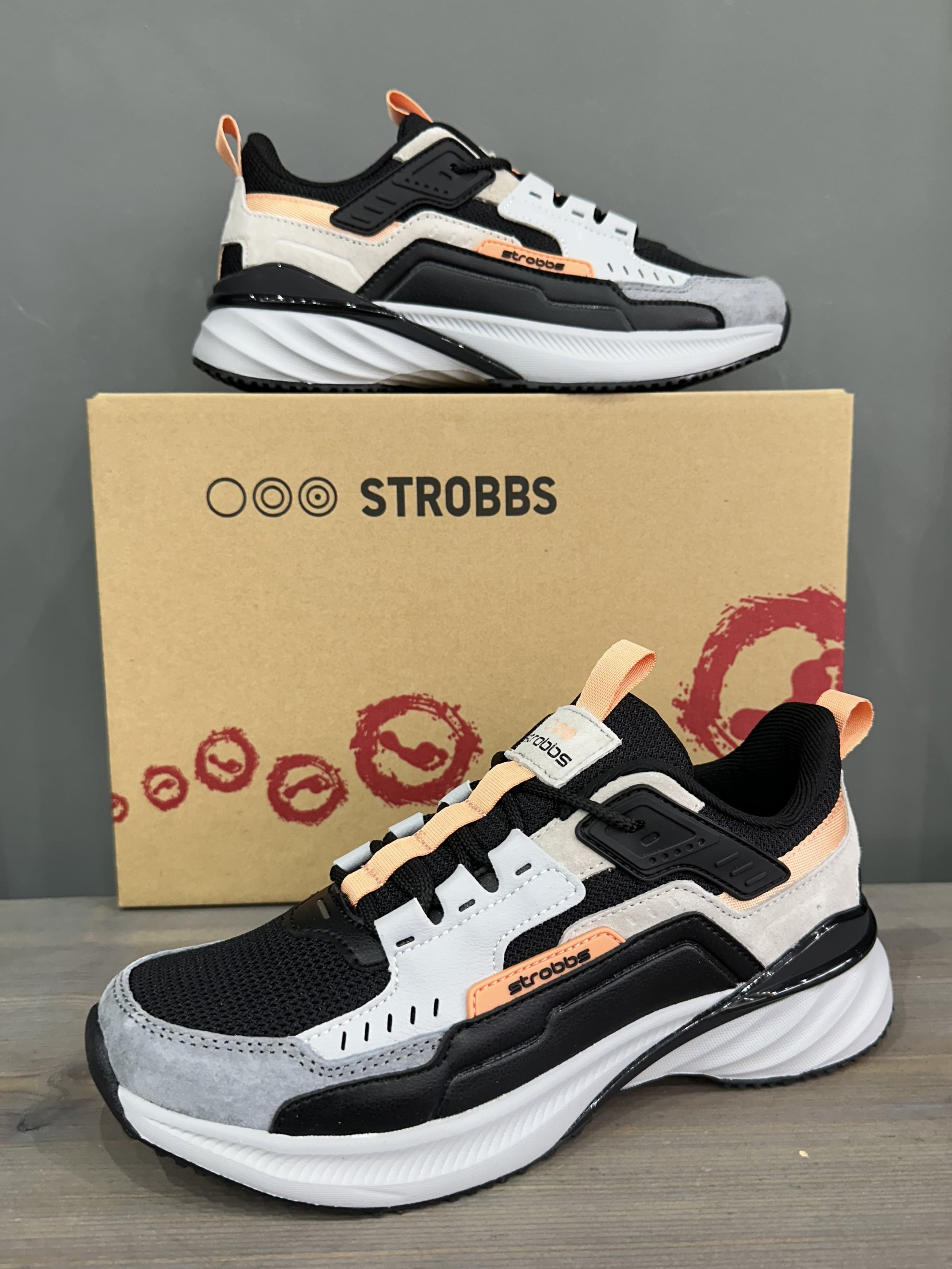 Кроссовки Strobbs F7554-3 черный-серый