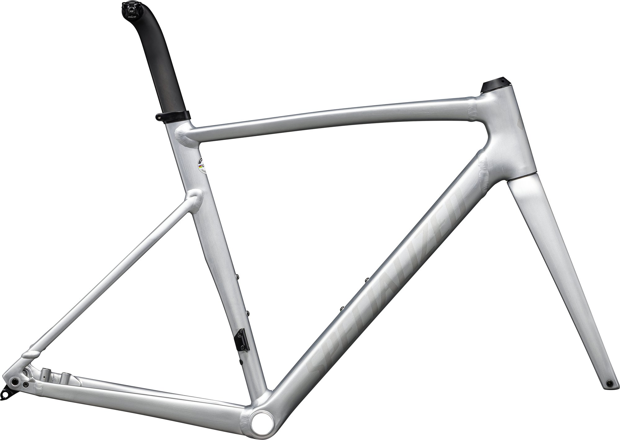 рама specialized allez sprint 2024 satin fog tint brush / black pearl