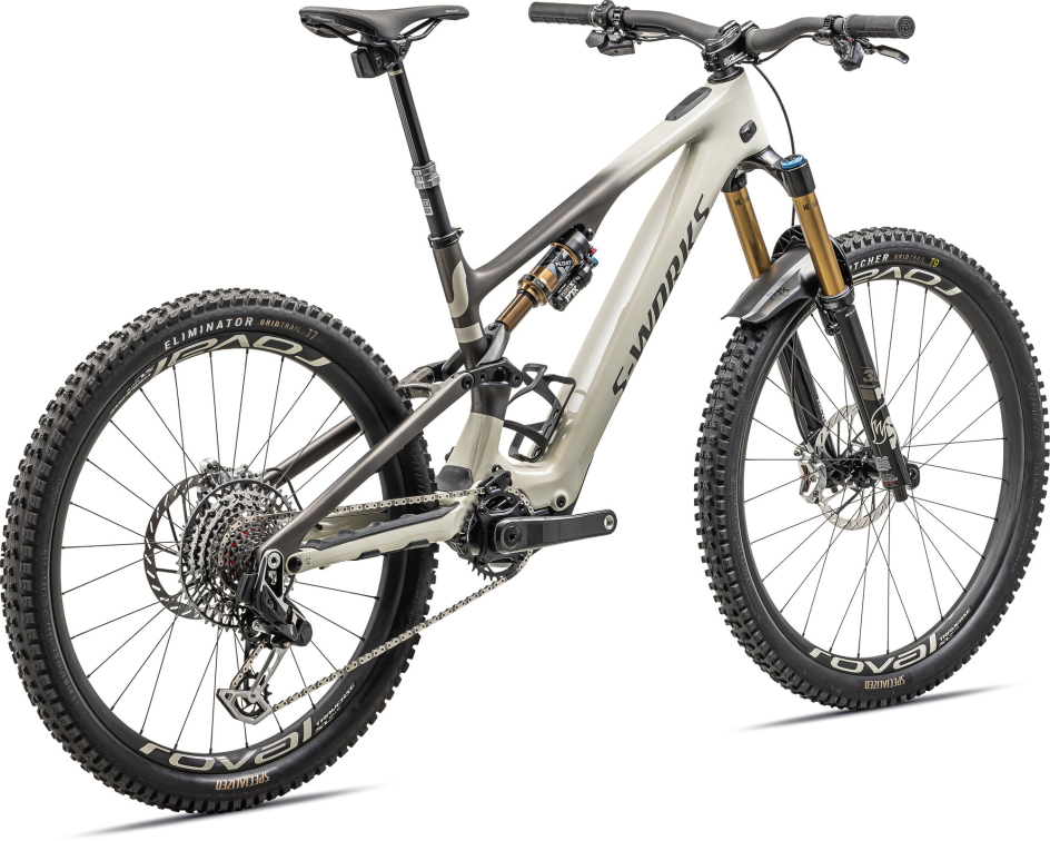 TURBO LEVO - лучшее из возможного! Specialized S-Works Levo SL Carbon 2023 Gloss White Mountains / Gunmetal / Silver Dust / Satin Gunme Артикул 96822-0003, 96822-0001, 96822-0006, 96822-0002, 96822-0005, 96822-0004