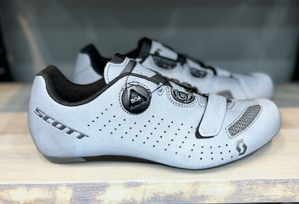 Велотуфли шоссе и триатлон Велотуфли Road Scott Comp Boa Reflective grey reflective/black Артикул 7615523410620, 7615523410637, 7615523410644, 7615523410675