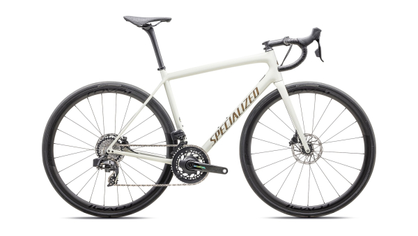 Specialized Aethos Pro - SRAM Force eTap AXS 2025 Gogd Birch / Gold Pearl Radial Fades / Burnt Gold