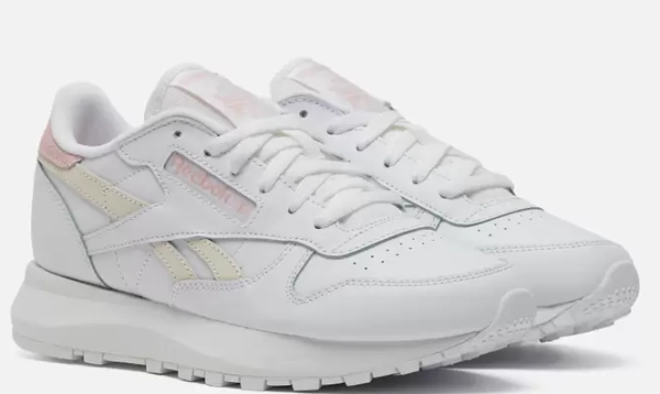 Кроссовки Кроссовки женские Reebok Classic Leather SP ftwr white/ftwr white/porcelain pink Артикул GX86899, GX86896, GX86895, GX86895.5, GX86898, GX86898.5, GX86896.5, GX86897.5, GX86897