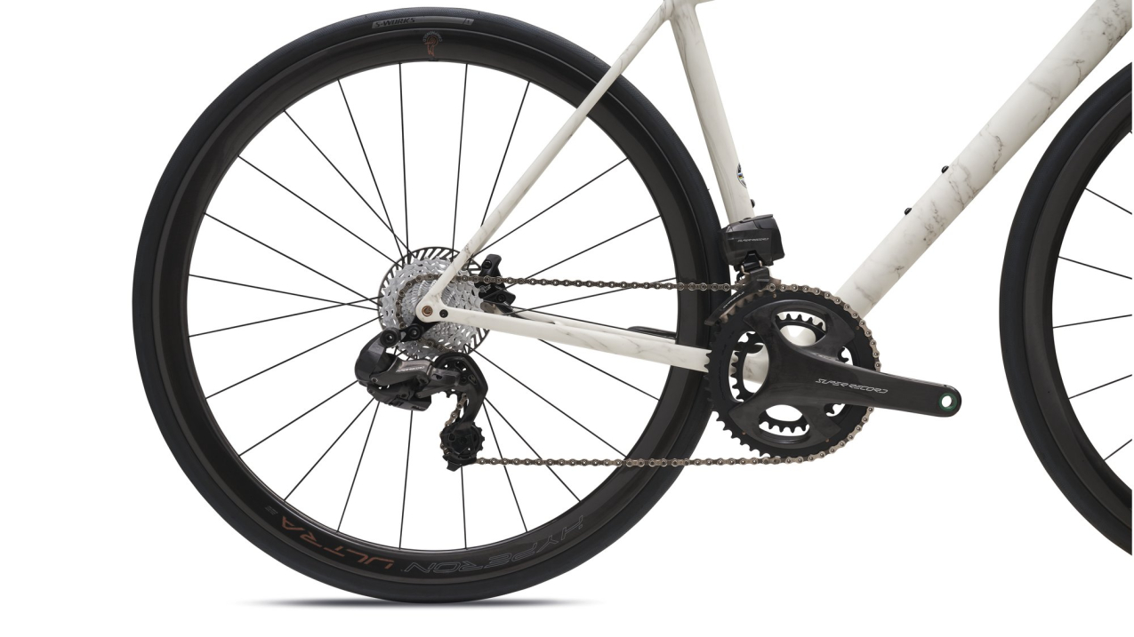 Шоссейные велосипеды Specialized S-Works Aethos Campagnolo LTD 2023 Satin Birch / Black Pearl Артикул 97222-0561, 97222-0549, 97222-0552, 97222-0556, 97222-0554, 97222-0558